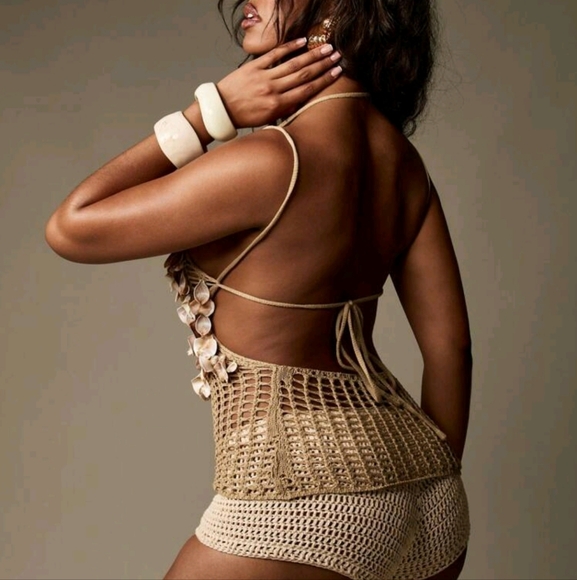 Beige Shell Bikini Set - Picture 5 of 5